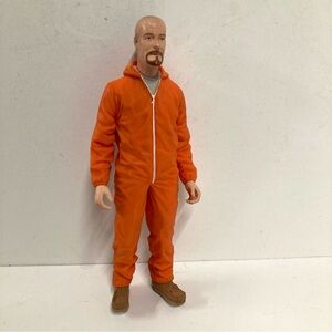 Walter White Breaking Bad Figure Mezco 2016 Sony Pictures Orange Jumpsuit Prison